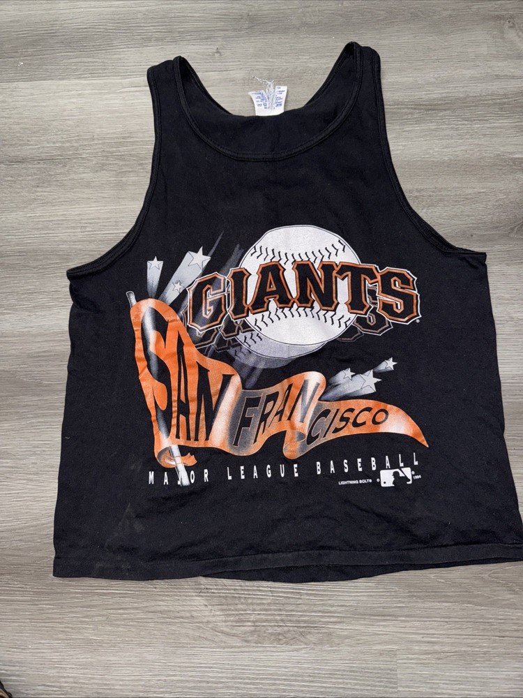 Vintage 90s San Francisco Giants MLB AOP Single Stitch Teamwork T Shirt Size L
