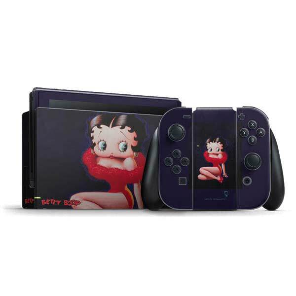 Betty Boop Nintendo Switch Bundle Skin - Betty Boop Red Dress