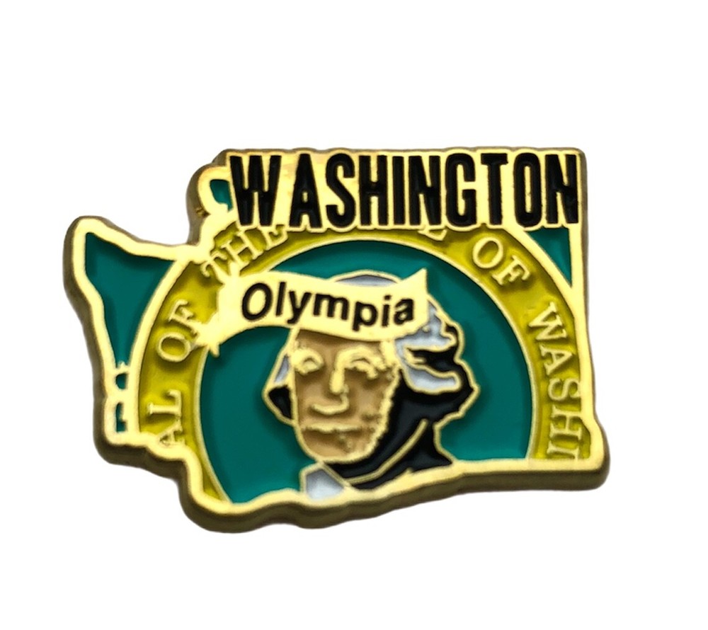 Washington State Of Capital Olympia Hat lapel Pin AVA F1D31G