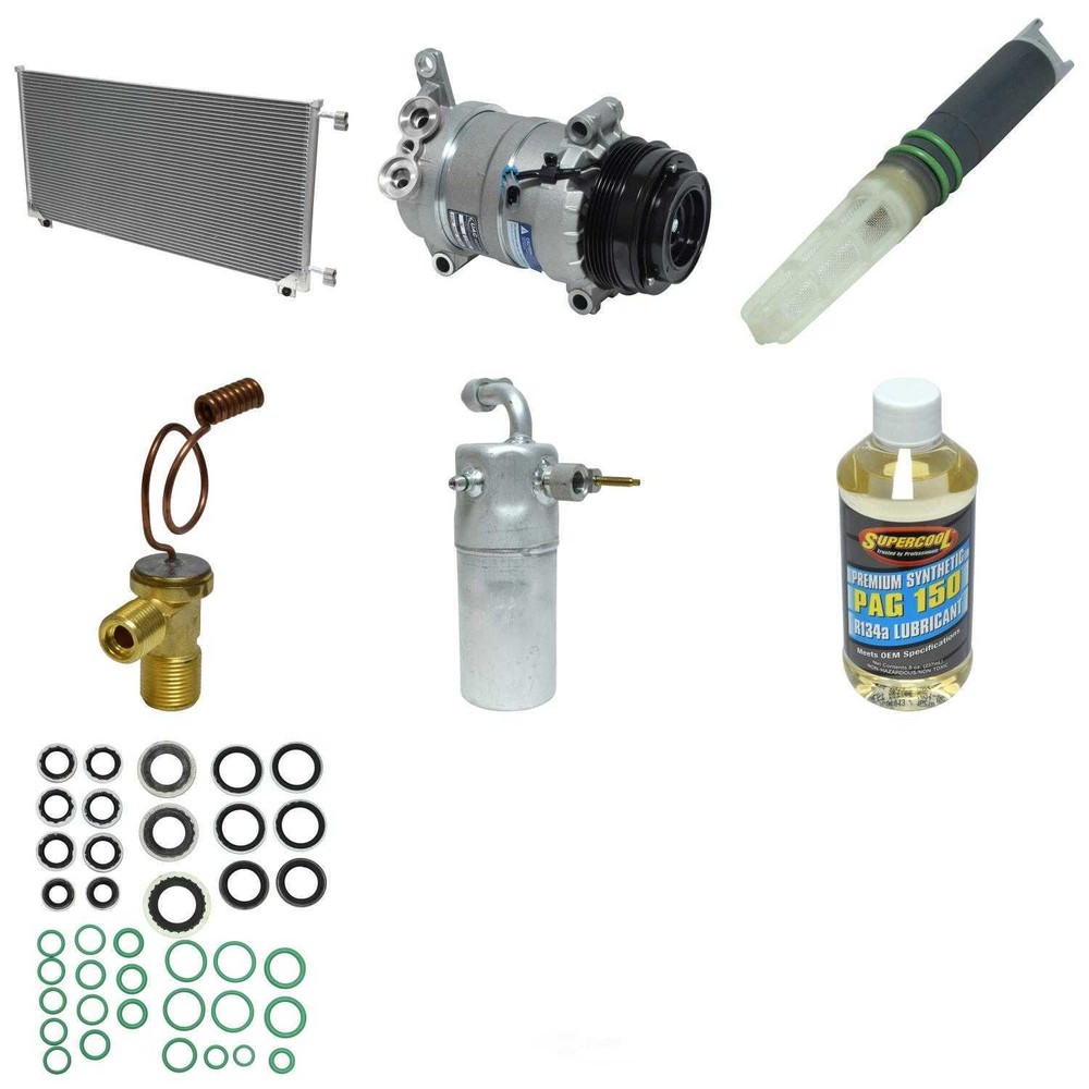 A/C Compressor Kit with Condenser Replacement UAC KT 6076A