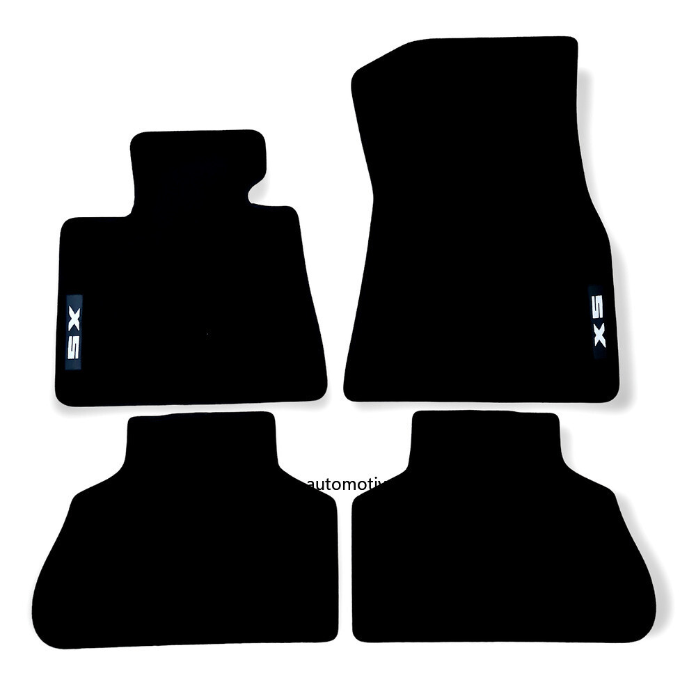 For BMW X5 G05 Car Floor Mats Velour Waterproof Black Carpet Rugs Auto Liners