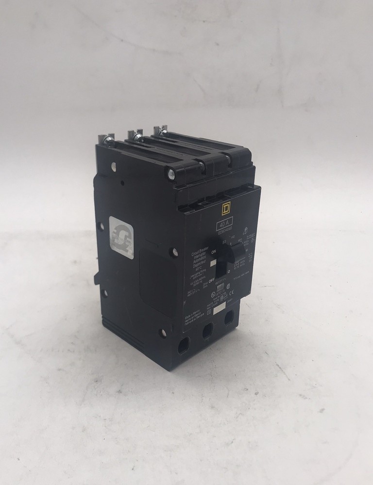 Houston Stock Square D Edb34040 Type Edb 40 Amp 480V Refurbish Free 2 Day Air