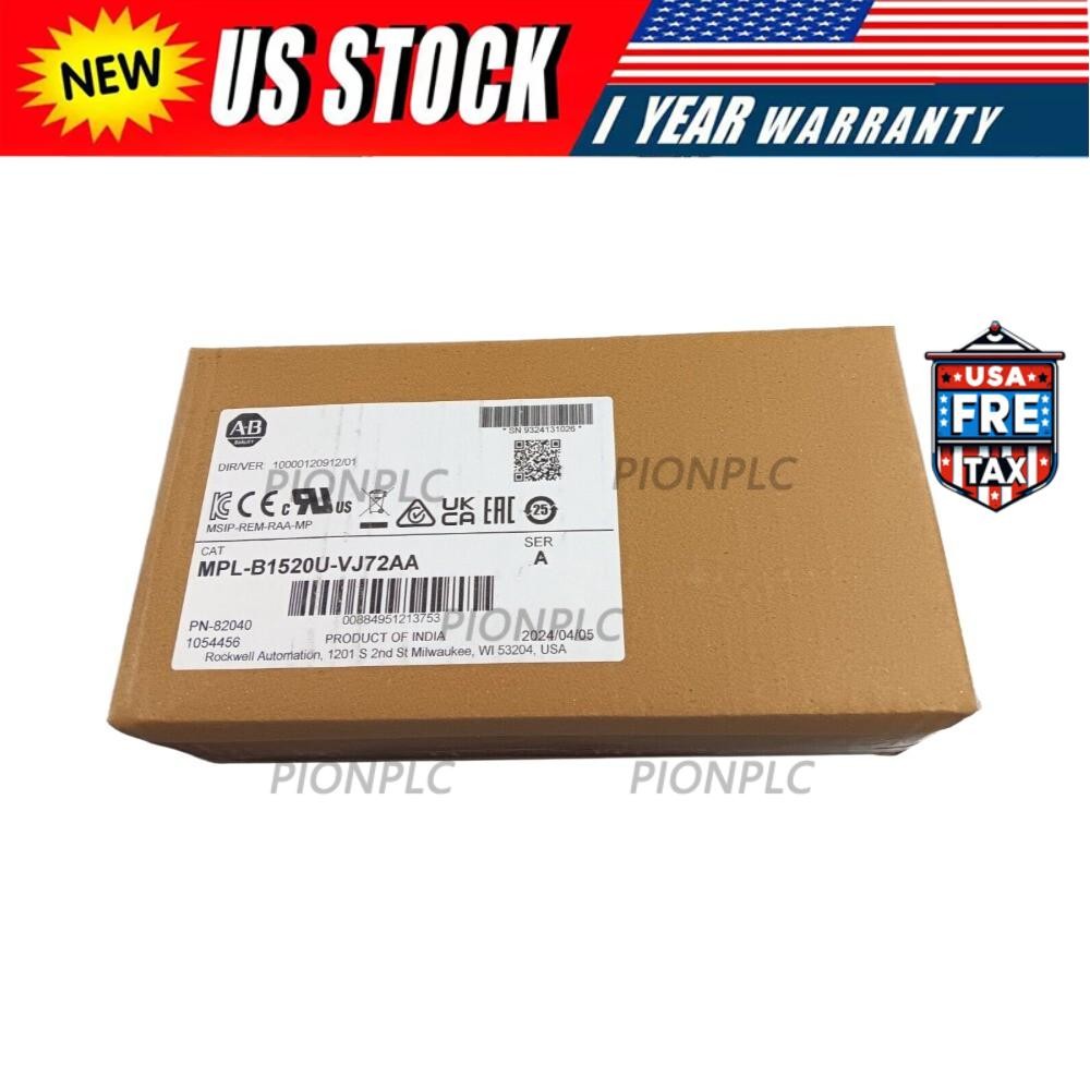 Allen Bradley MPL-B1520U-VJ72AA Servo Motor Selling avoid restock US Free Tax
