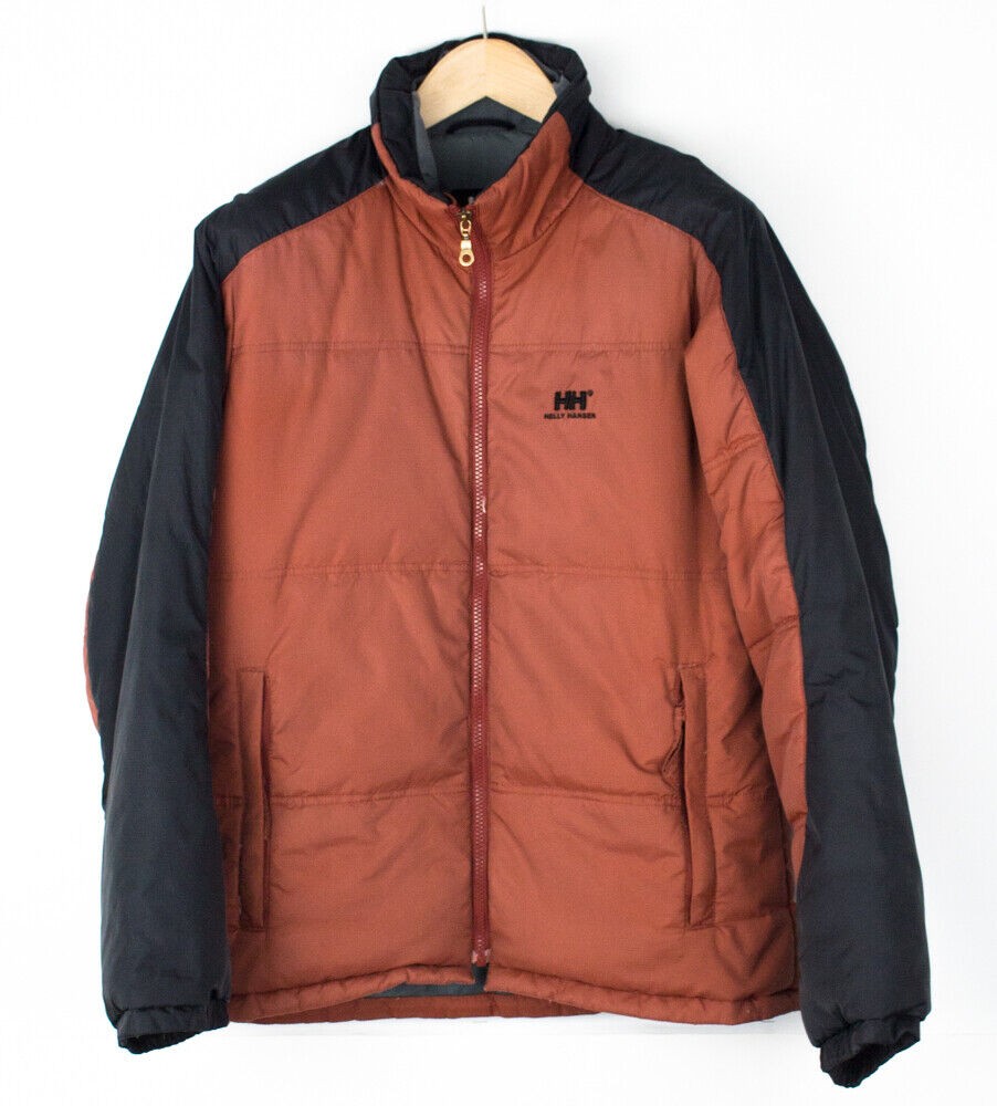 Vintage 00s HELLY HANSEN Men Puffer Down Jacket Overcoat Size S
