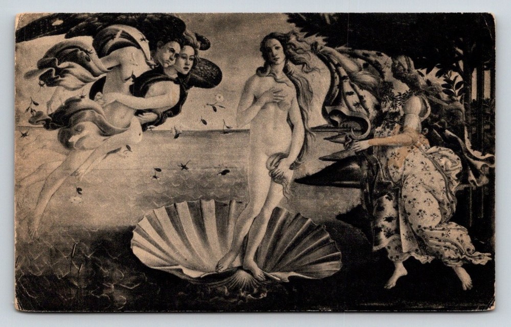 Botticelli Birth of Venus MoMA 1940 Exhibition Postcard Art Museum
