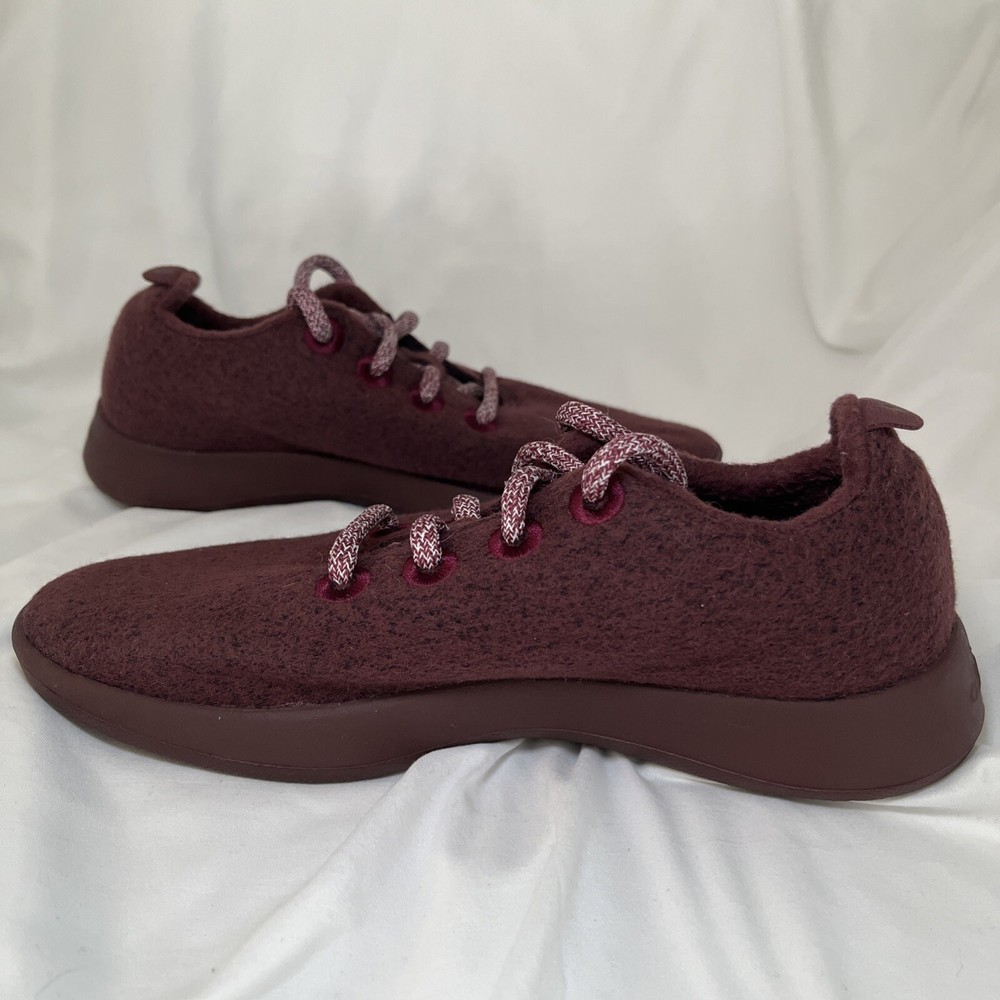 Allbirds Women's Merino Wool Runners Shoes Sneakers Red Maroon Size 6