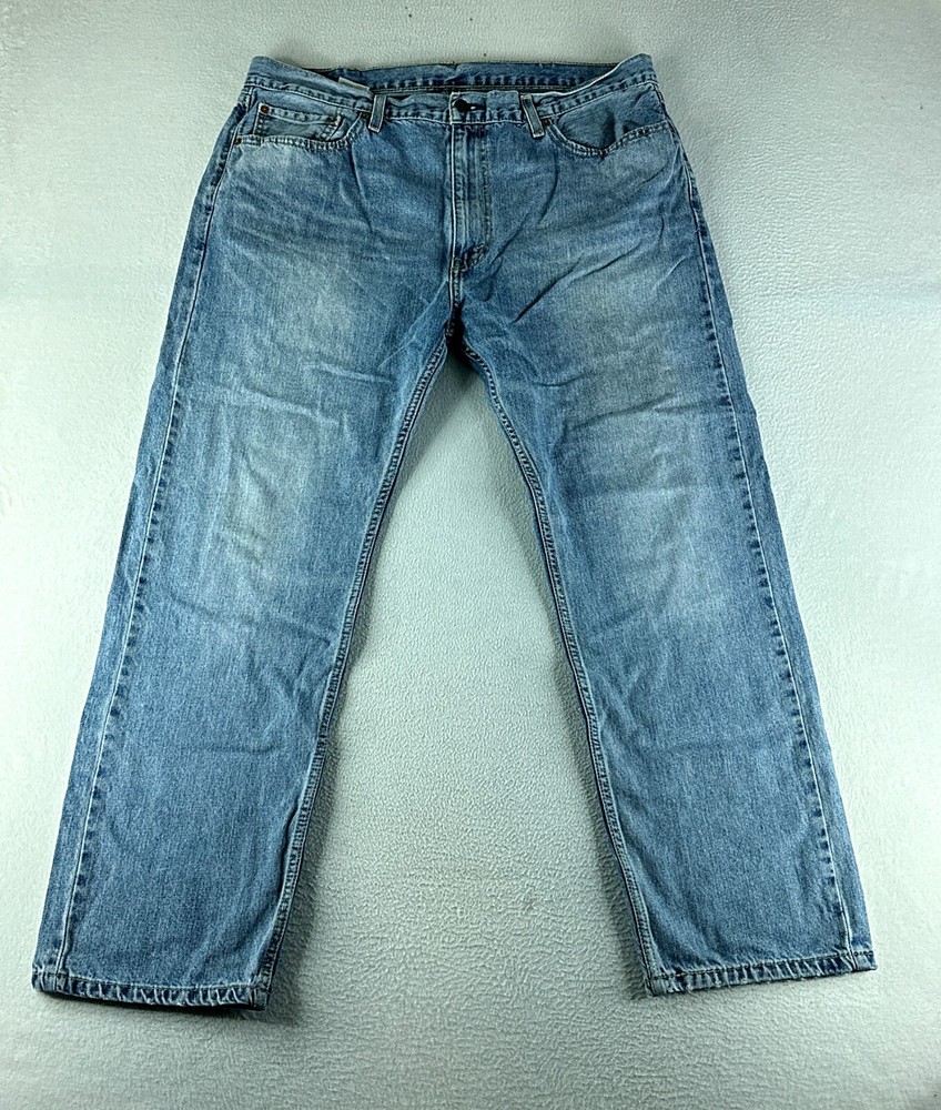 Levi's 505 Mens Jeans Blue Size 40x30 (39x30) Regular Denim Regular Straight