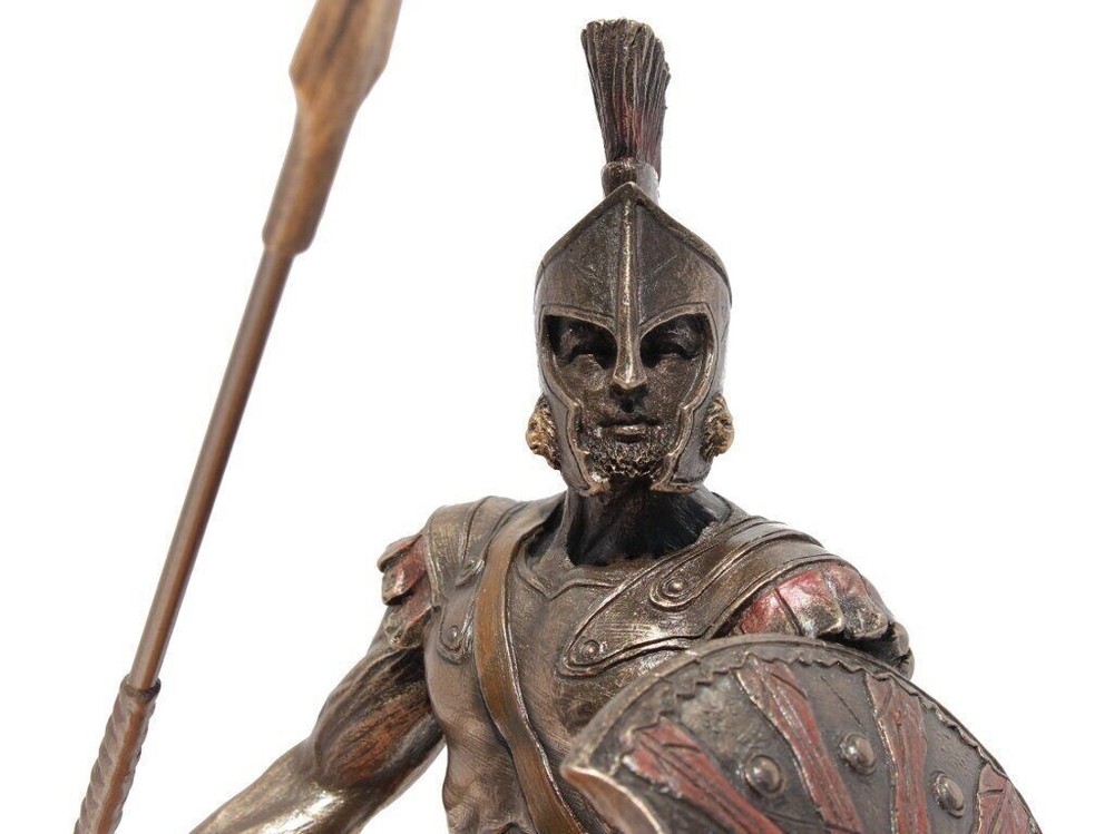 Veronese 9-Inch Achilles Statue Trojan War Greek Hero Sculpture-image