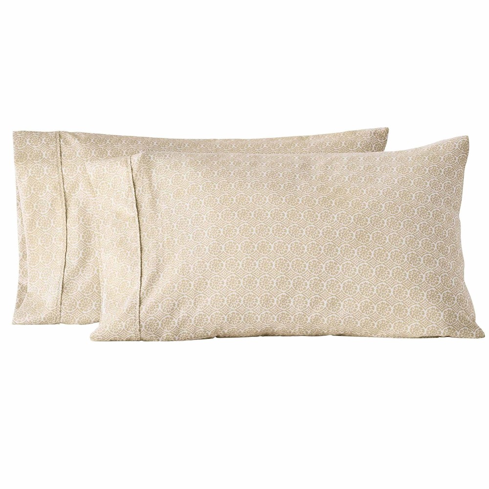 Better Homes & Gardens 300 Thread Count Suzani Almond Cotton Set, King (2 Count)