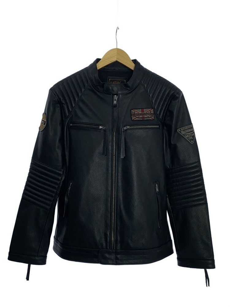 Leather Jacket Blouson/-/Cowhide/Blk 3499