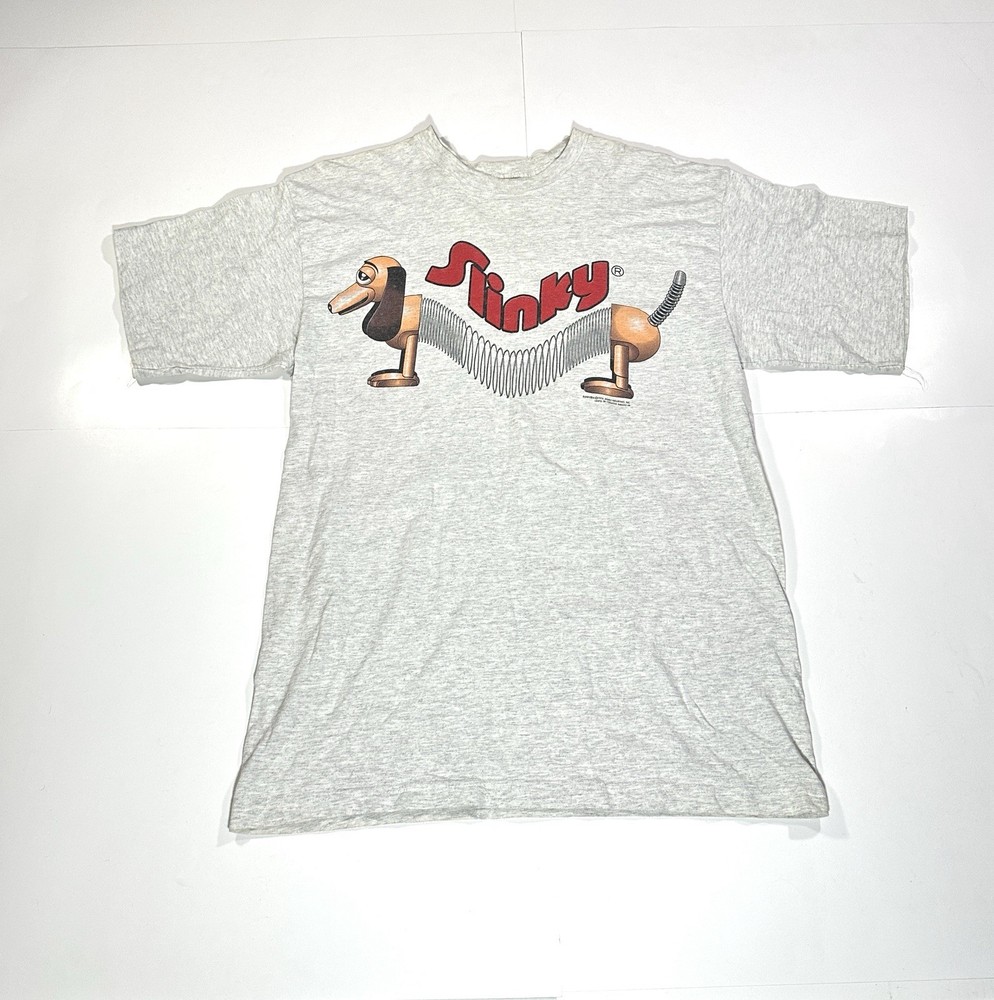 Vintage 1996 Slinky Dog T-Shirt Size XL Toy Story Disney Toy Double Sided Rare