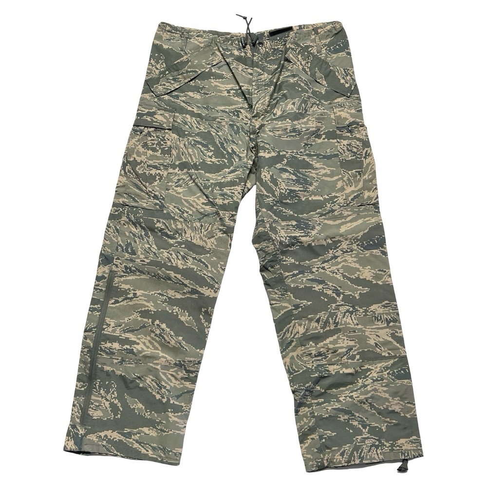 Military Rain Pants Mens Large Camouflage APECS Trousers Water Resist Gore Seam