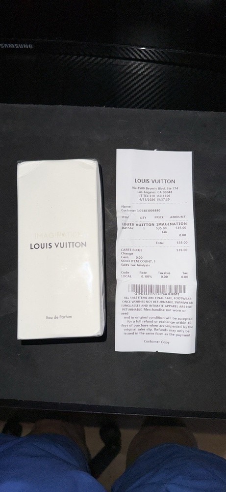 Louis Vuitton Imagination Eau de Parfum Spray, Regular Size 3.4 fl oz