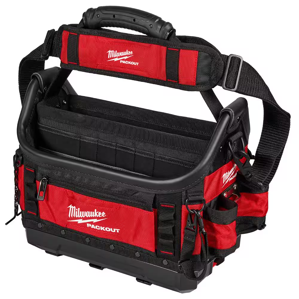Milwaukee Packout 15-Inch Durable Structured Tote for Tools