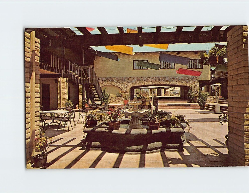 Postcard Guanajuato Courtyard at Griswold's Inn Claremont California USA