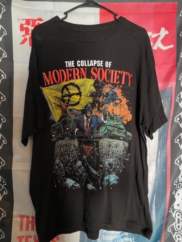 Lil Darkie Collapse of Modern Society Tour T Shirt XL 2023
