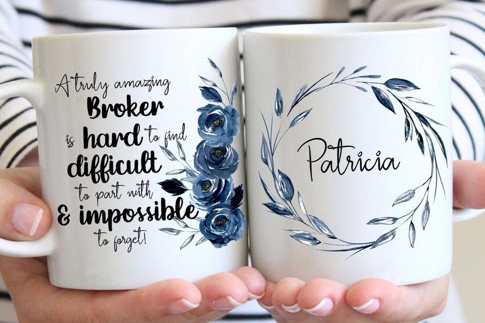 Broker Gift Mug For Women Mortgage Broker Gift Thank You Gift Appreciation Gift