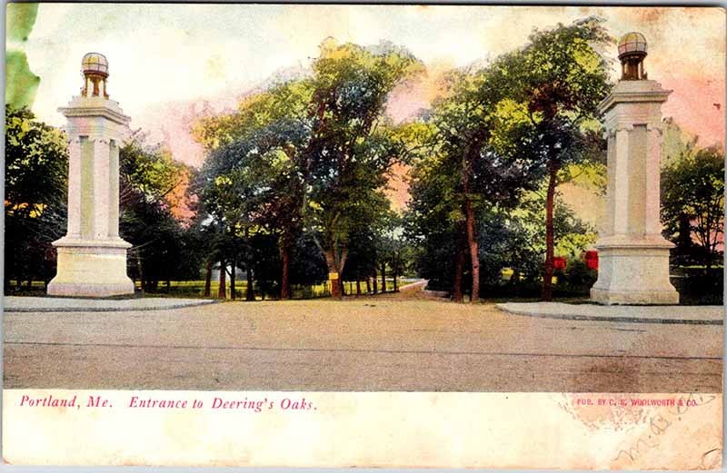Postcard NATURE SCENE Portland Maine ME m/09 AO0538