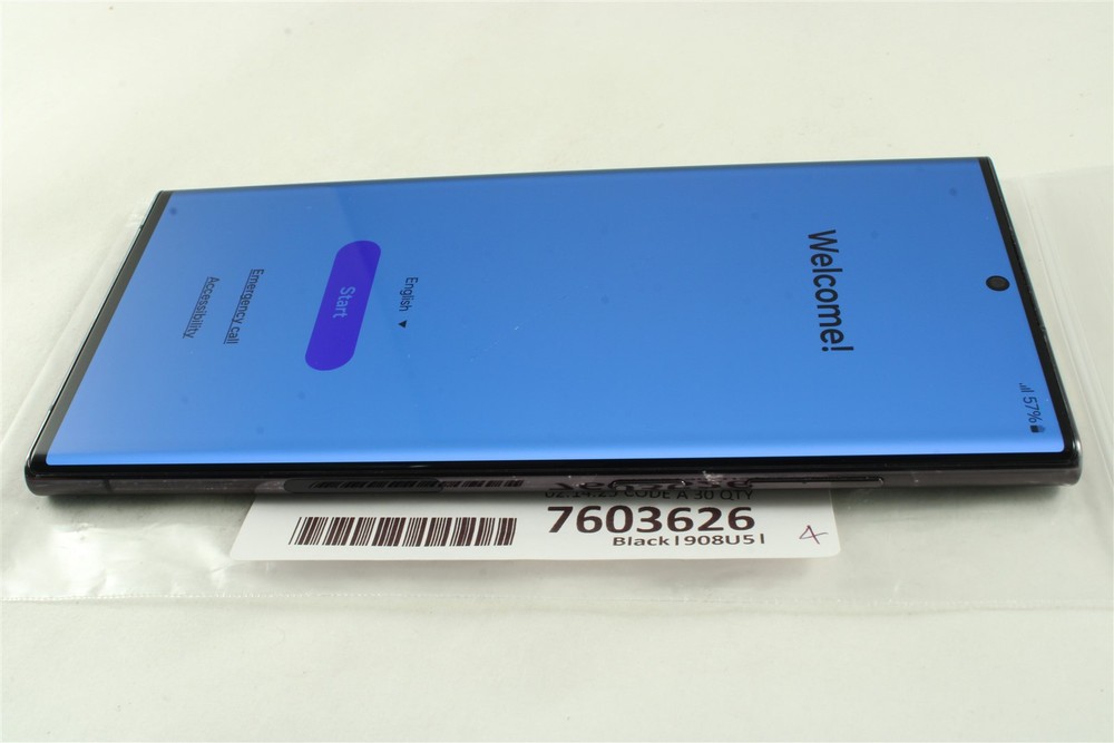 Samsung Galaxy S22 Ultra 5G 512GB Black - Unlocked AT&T T-Mobile Verizon 7603626