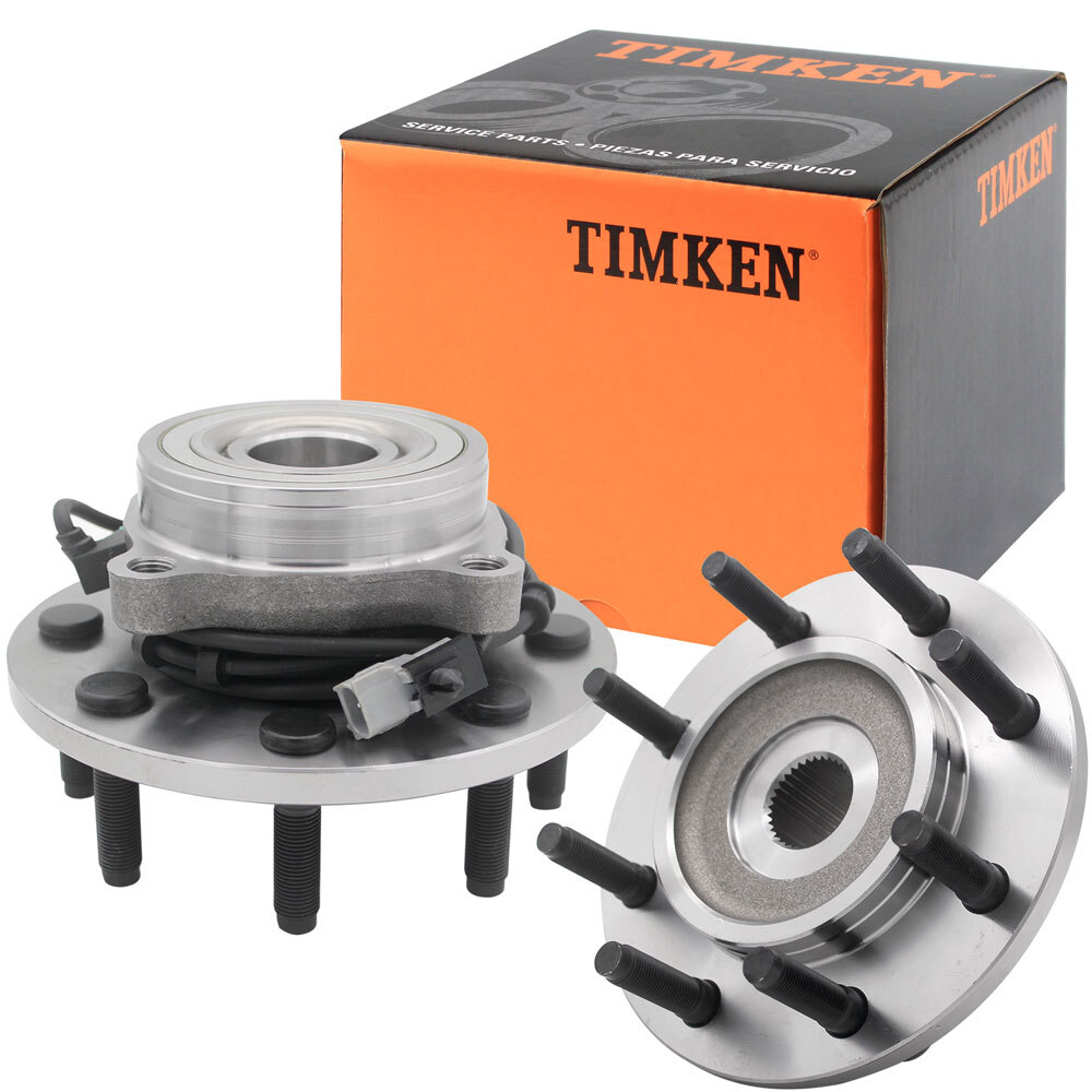 2PCS TIMKEN Front Wheel Bearings Hub for 2000-2002 Dodge Ram 2500 3500 AWD