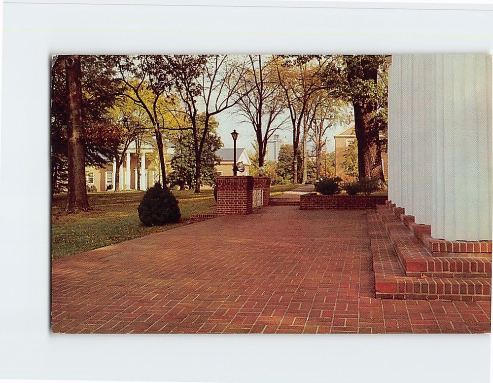 Postcard Campus Scene Greensboro College Greensboro North Carolina USA