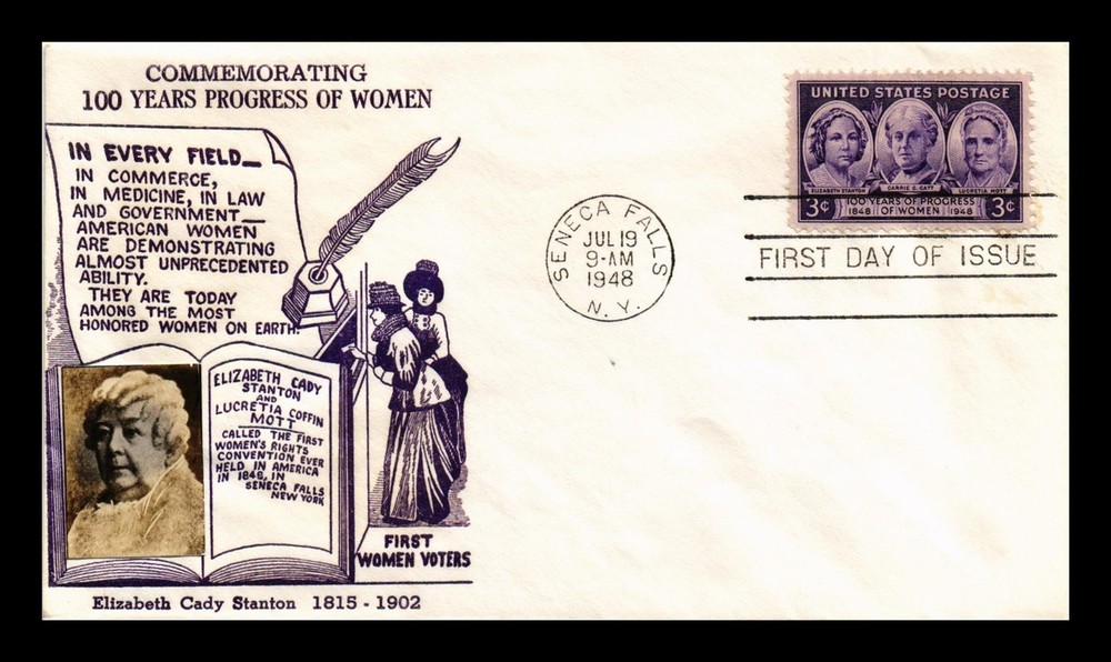 Dr Jim Stamps Us Cover Progress Of Women Fdc Scott 959 Crosby Photo Cachet