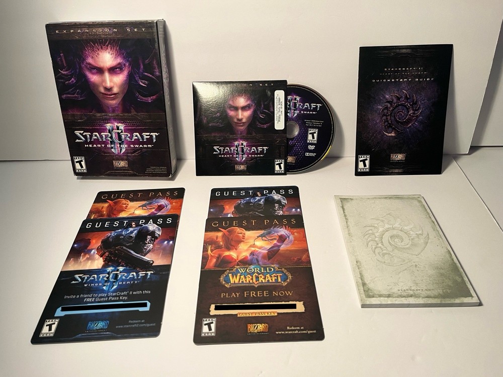 StarCraft II Heart of the Swarm Expansion Set Big Box Windows PC