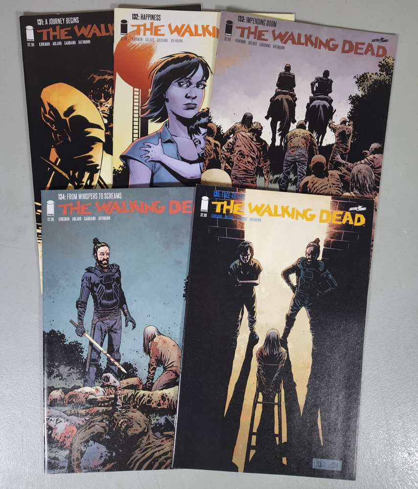 The Walking Dead #131 132 133 134 135 NM Kirkman Image 2014 lot of 5