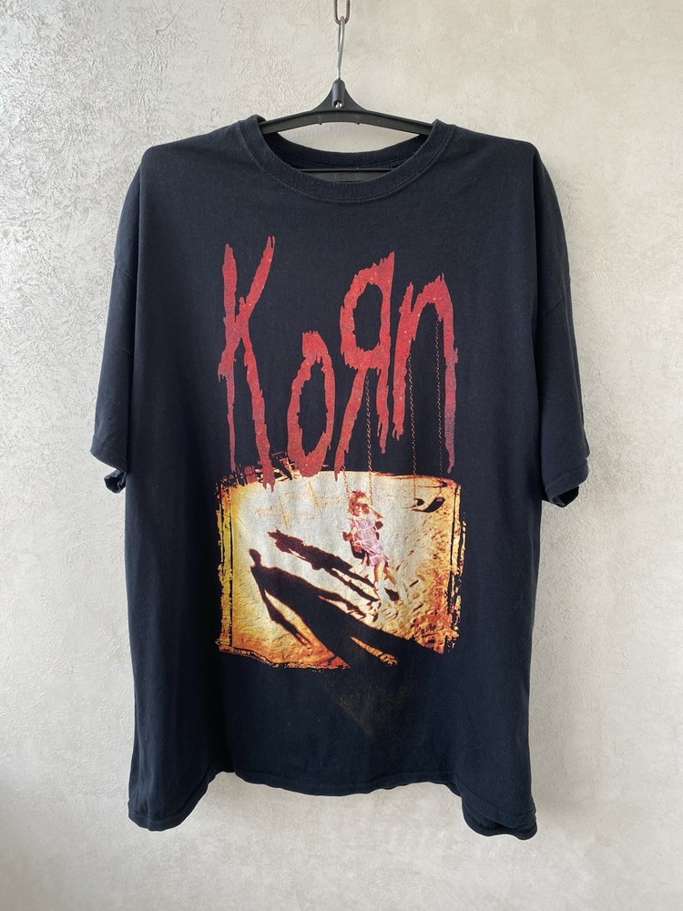 Vintage Korn Self Titled Debut Album Black T-Shirt Size XXL