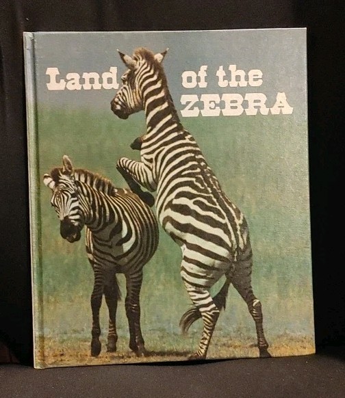 Vintage Land of the Zebra 1974 Ranger Rick Jocelyn Arundel Hardcover Book