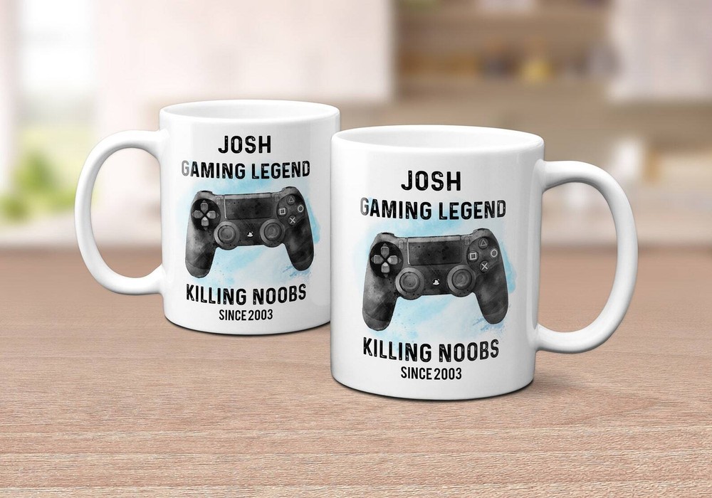 Personalised Gamer Mug Gamer Gift Christmas Gift Birthday Gift Choice Of