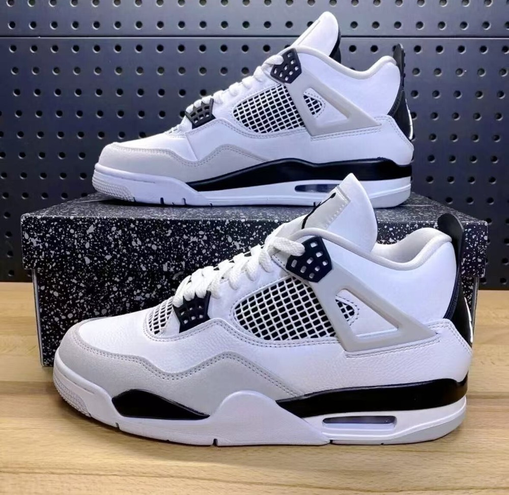 FX⭐Air Jordan 4 DH6927-111 Retro Military Black Mens Shoes