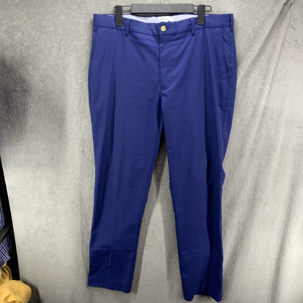 Peter Millar Surge Performance Trouser Pants Size 35x32 Navy Blue