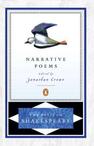 Narrative Poems, Paperback by Shakespeare, William; Crewe, Jonathan (EDT), Us...