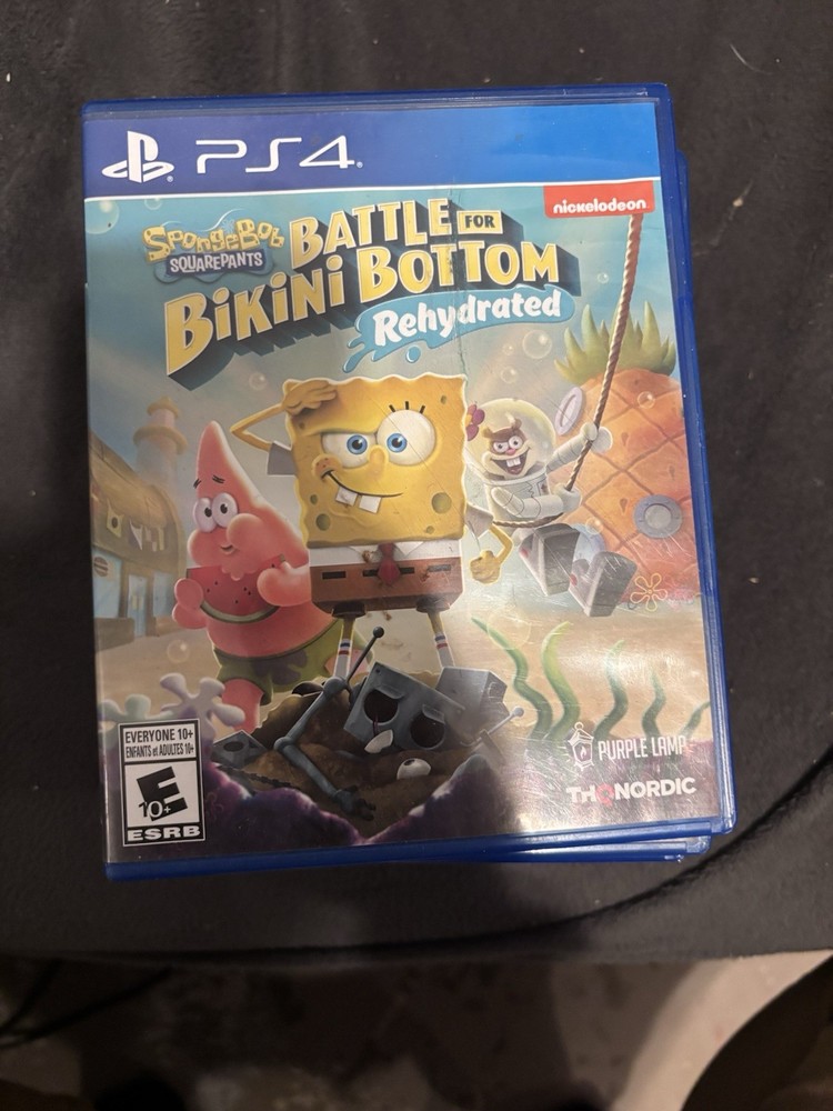 SpongeBob Battle for Bikini Bottom Rehydrated PS4
