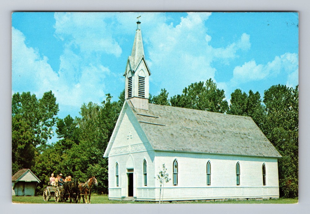 Parke City IN-Indiana St Joseph's Church Vintage Postcard Post