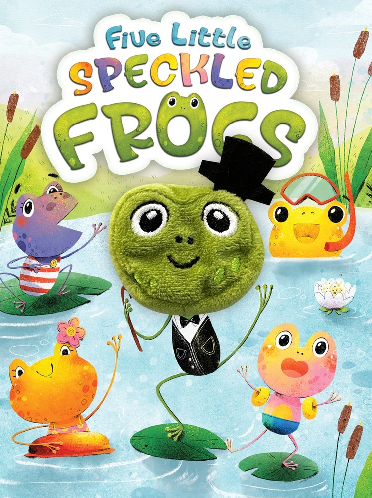 Five Little Speckled Frogs - Children's Interactive Finger Puppet Board Book (F,