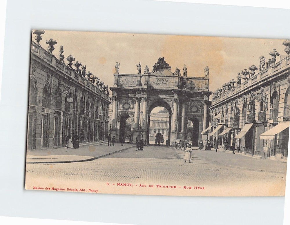 Postcard Arc de Triomphe Paris France