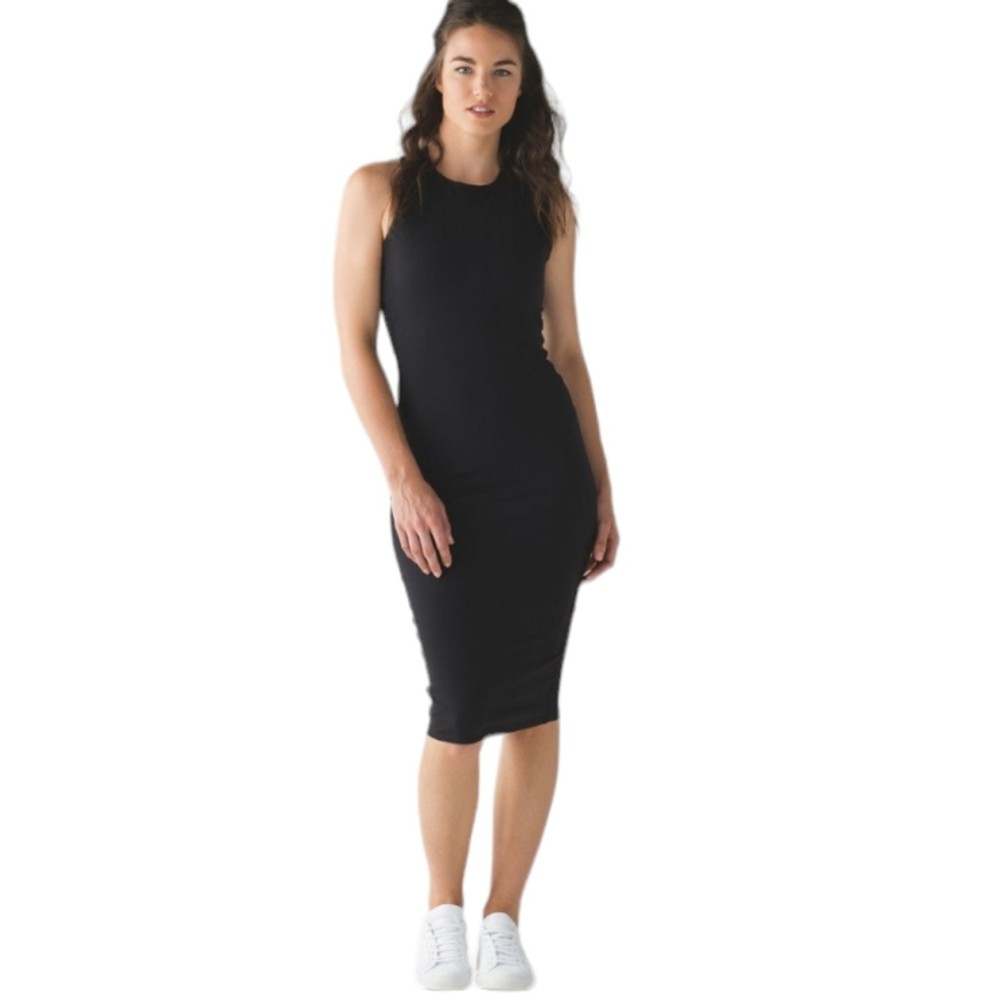 Lululemon Picnic Play Midi cross back dress 2 Full on Luon