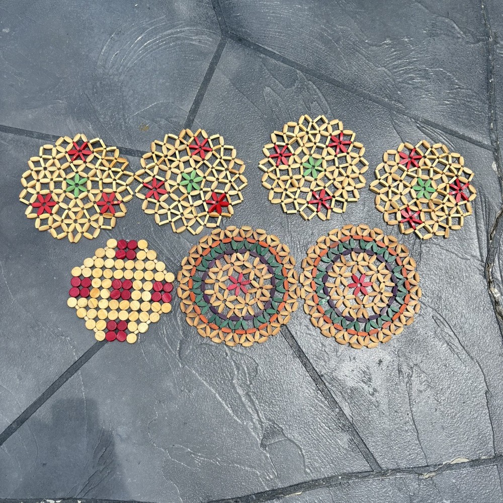 Wooden Trivet Hot Pad Customizable Heat-Resistant Design  