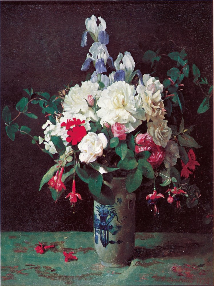 Poster print.Home Room Interior design.Flower bouquet vase.6475