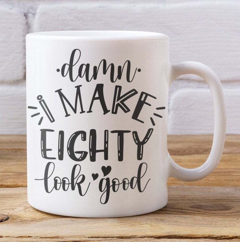 80th Birthday Gift Personalised 80th Birthday Mug 80th Keepsake Mug Eighty 80