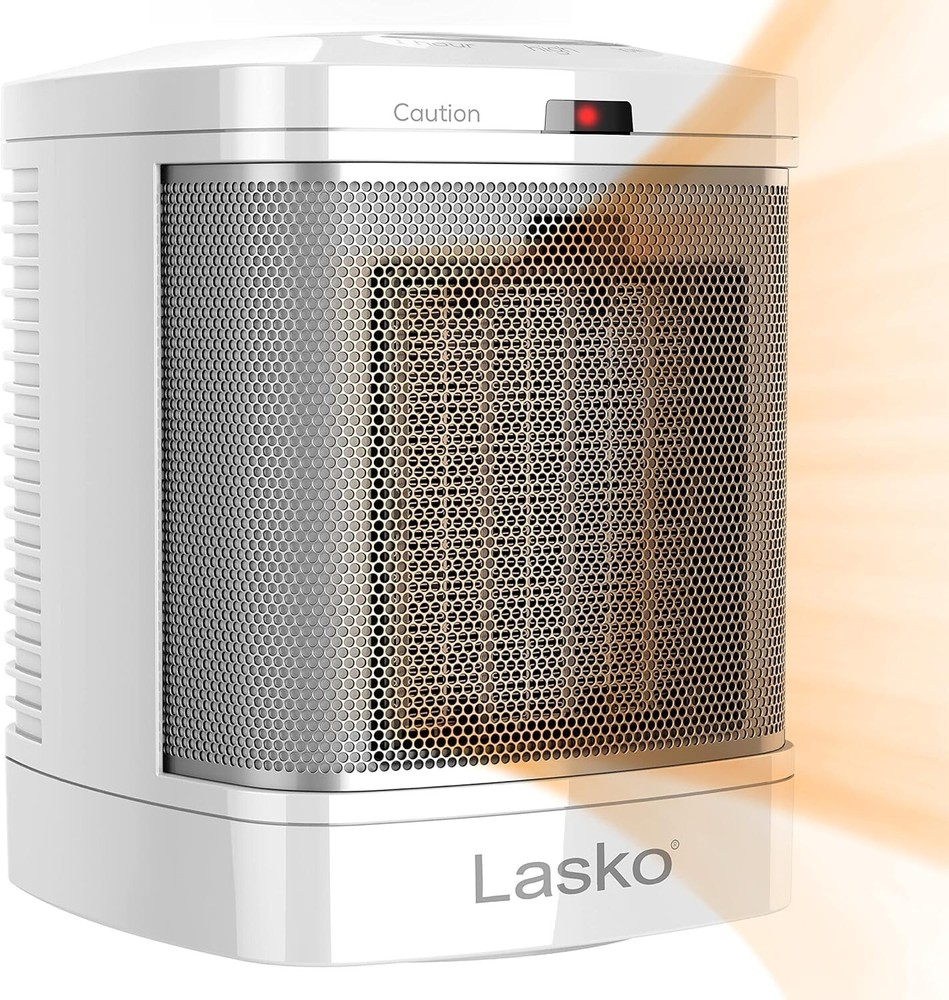 Efficient Ceramic Space Heater - 1500W, ALCI Safety Plug, Ideal for Small Rooms