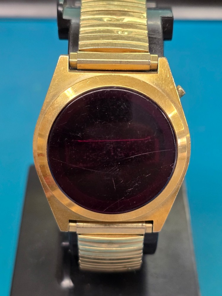 Vintage 1970's Timeband Red LED Men's Wristwatch - Watchmaker / PJs