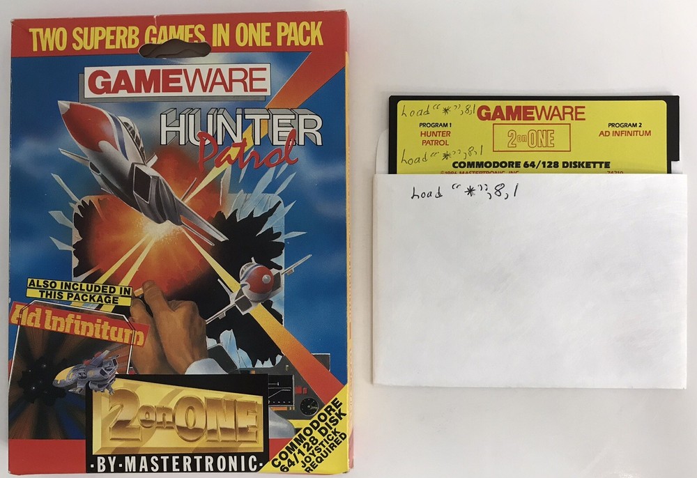 Commodore 64/128 - Hunter Patrol & Ad Infinitum 5.25