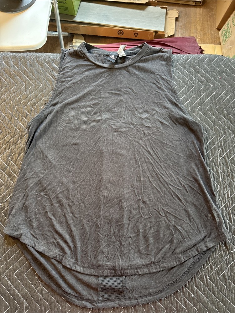 Adidas Womens Tank Top Black Size Large Athletic