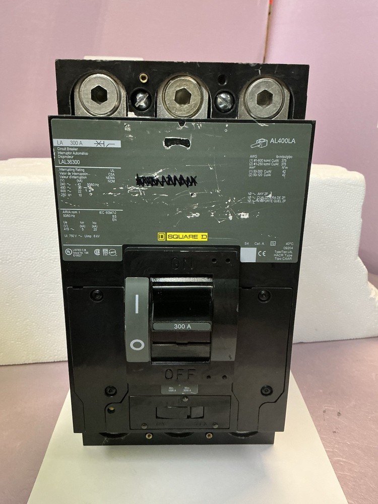 Square D LAL36300 Circuit Breaker 300A 3P 600V