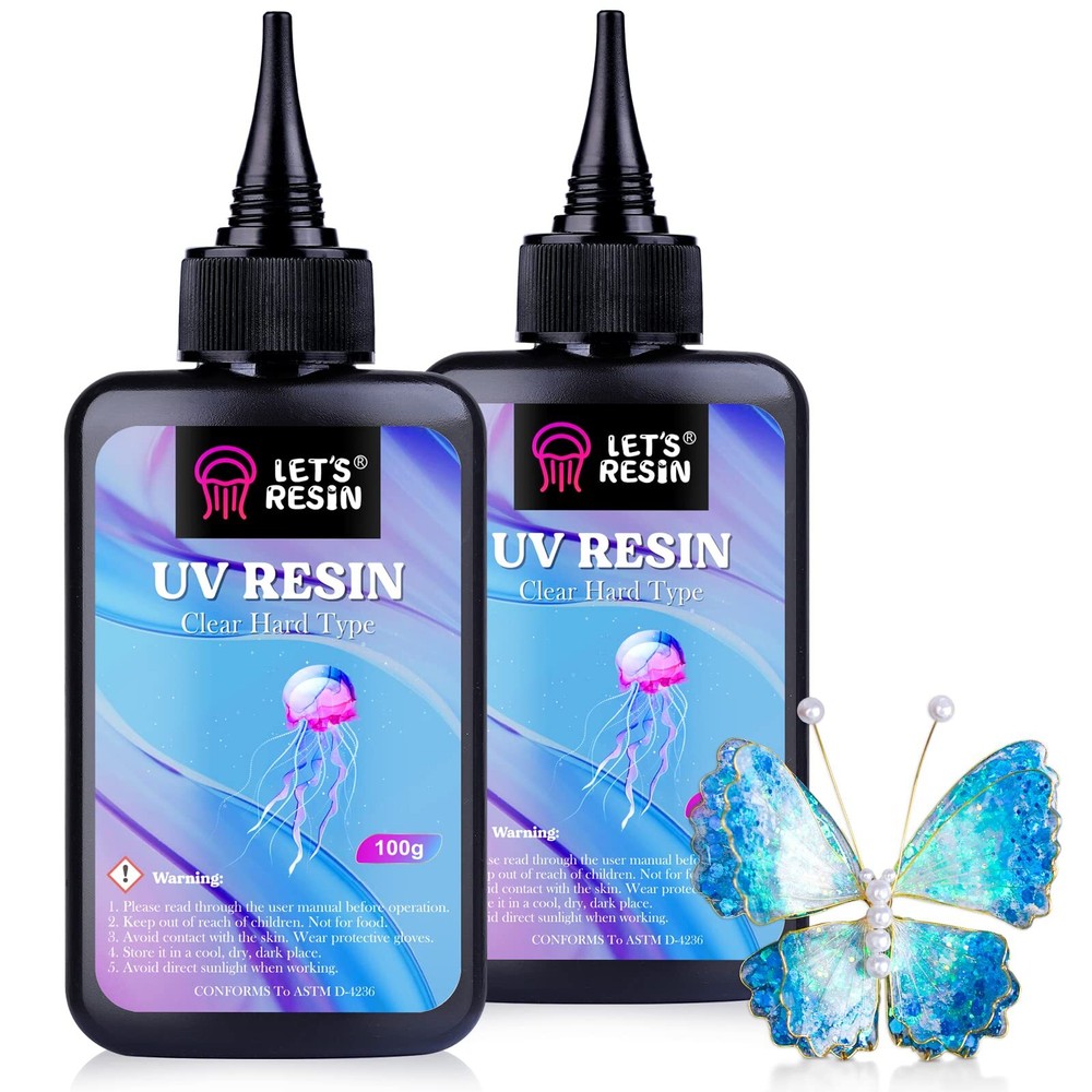 200g Low Viscosity UV Resin Kit for Clear Jewelry & Craft Projects