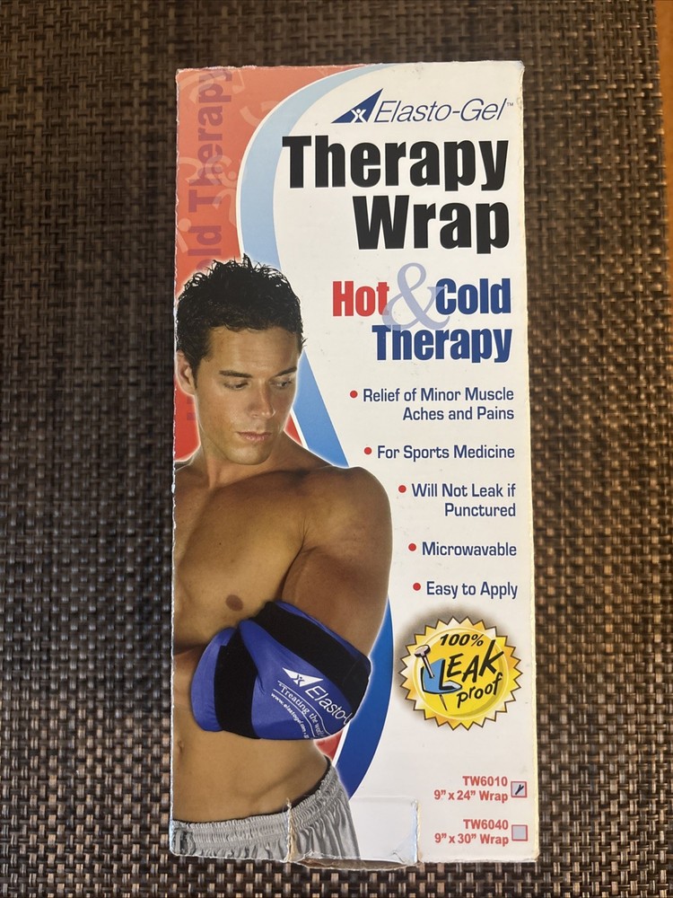 Elastic Gel 24x9 Hot Cold Therapy Wrap for Back Knee Shoulder Pain Relief