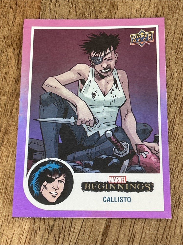 2022 Upper Deck Marvel Beginnings Vol. 2 Violet Rainbow #102 Callisto